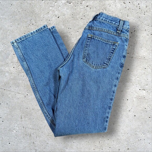 Rockies Denim - Vintage Rocky Mountain Rockies Jeans Womens Size 7R High Waisted Slim Blue
